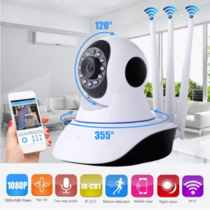 Cámara de Seguridad WiFi 360° con 3 Antenas - V-380 WiFi